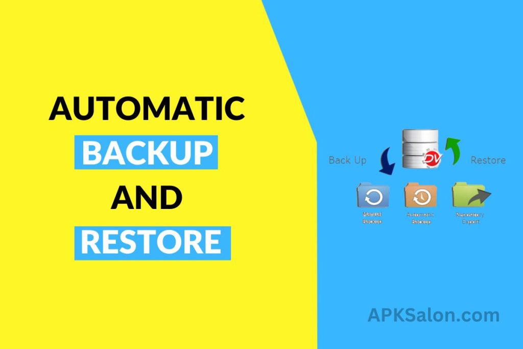 Automatic backup and restore