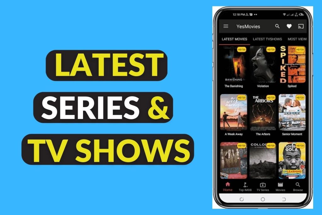 this app contain Latest Series & TV Shows